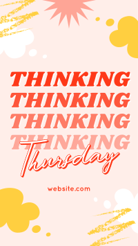 Quirky Thinking Thursday TikTok video Image Preview