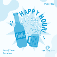 Happy Hour Drinks Instagram post Image Preview