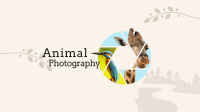 Safari Animals Photography YouTube Banner Image Preview