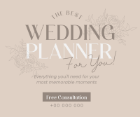 Your Wedding Planner Facebook Post Design