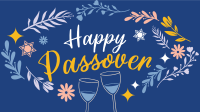 Passover Toast Facebook Event Cover Design