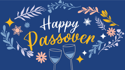 Passover Toast Facebook event cover Image Preview