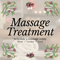 Art Nouveau Massage Treatment Instagram post Image Preview