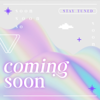 Holographic Coming Soon Instagram post Image Preview