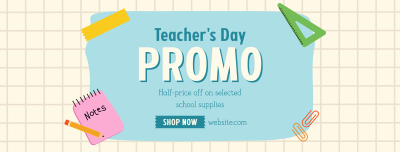 Teacher's Day Deals Facebook cover Image Preview