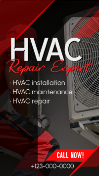 HVAC Repair Expert Facebook story Image Preview