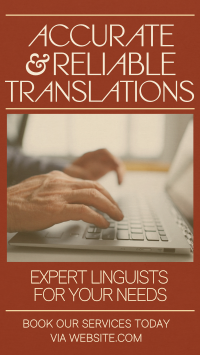 Modern Translation Services TikTok Video Preview