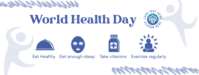 Health Day Tips Facebook cover Image Preview