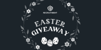 Eggs-tatic Easter Giveaway Twitter Post Design