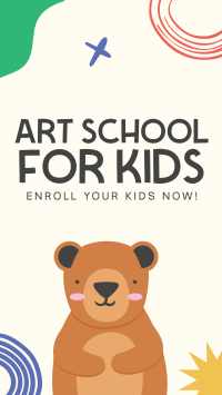 Art Class For Kids Instagram story Image Preview