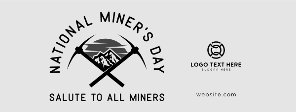 Salute to Miners Facebook Cover Design Image Preview