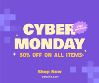 Cyber Monday Offers Facebook Post Design