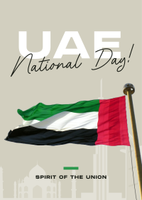 UAE National Flag Poster Image Preview
