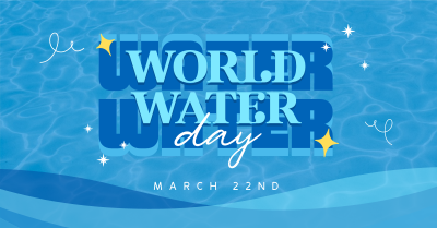 Quirky World Water Day Facebook ad Image Preview