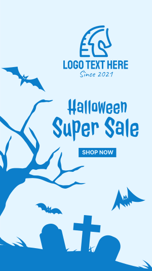 Halloween Super Sale Instagram story