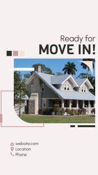 Ready for Move in Facebook story Image Preview