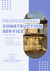 Modern Construction Service Flyer Design