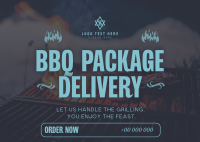 Barbecue Package Delivery Postcard Preview