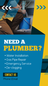 Simple Plumbing Services YouTube short Image Preview