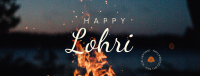 Lohri Fire Facebook Cover Design