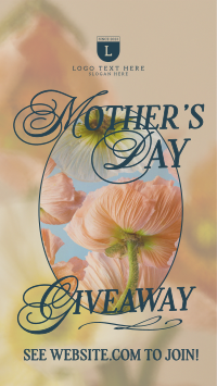 Mother Giveaway Blooms Instagram Story Design