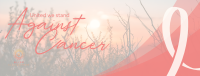 Stand Against Cancer Facebook Cover Design