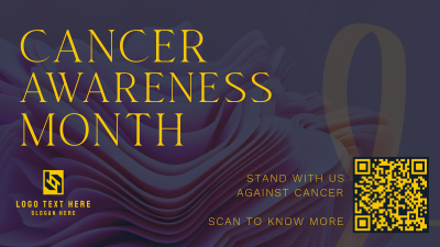 Cancer Awareness Month Facebook event cover Image Preview