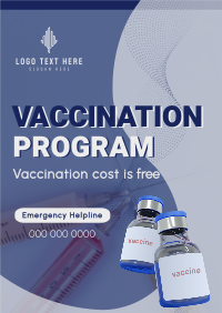 Vaccine Bottles Immunity Flyer Design
