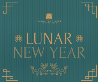 Lunar Year Red Envelope Facebook Post Design