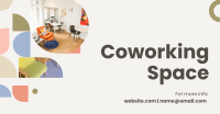 Coworking Space Shapes Facebook Ad Design