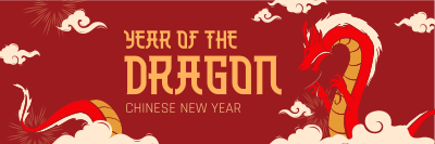 Chinese Dragon Zodiac Twitter header (cover) Image Preview