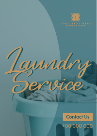 Dirt Free Laundry Service Flyer Image Preview