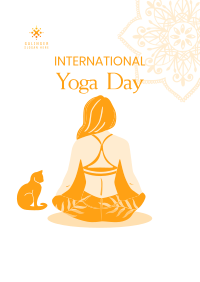 Yoga Day Meditation Poster Image Preview