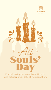 All Souls Day Prayer Facebook Story Design