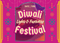 Diwali Festival Postcard Preview