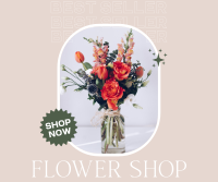 Flower Bouquet Facebook Post Design