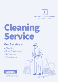 Professional Cleaner Services Poster Image Preview