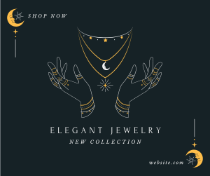 Elegant Jewelry Facebook Post Image Preview