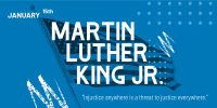 Honoring Martin Luther Twitter Post Design