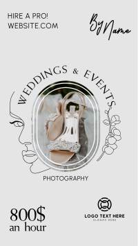 Wedding Photographer Rates Facebook Story Design
