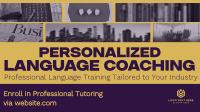 Modern Private Language Tutor Animation Preview
