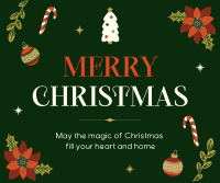 Holiday Christmas Season Facebook Post Design