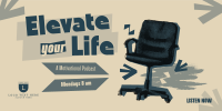 Elevate Life Podcast Twitter Post Design
