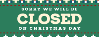 Generic Holiday Notice Facebook cover Image Preview