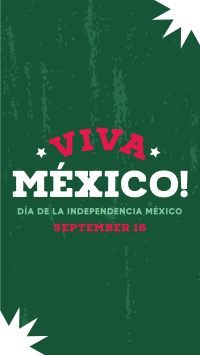 Viva Mexico Flag Facebook Story Design