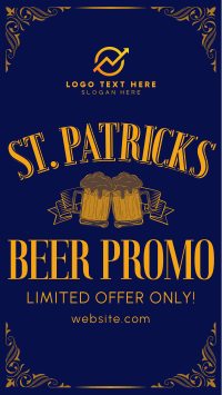 Paddy's Day Beer Promo YouTube short Image Preview