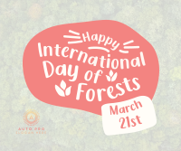 International Day of Forests  Facebook Post Design