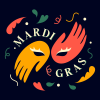 Mardi Gras Carnival Linkedin Post Image Preview