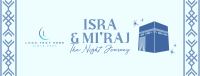 Isra and Mi'raj Facebook Cover Design