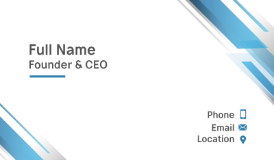 Gradient Diagonal Business Card Image Preview